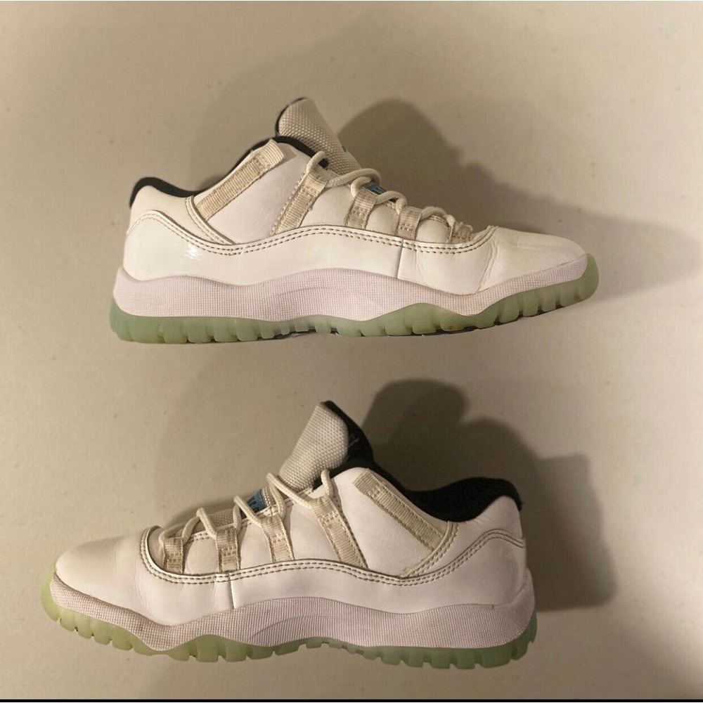 Nike Air Jordan 11 XI Retro Low PS Columbia White Legend Blue 505835-117 Sz 2.5Y - Picture 4 of 7